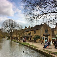 Buy canvas prints of Bourton-on-the-Water by Susan Snow