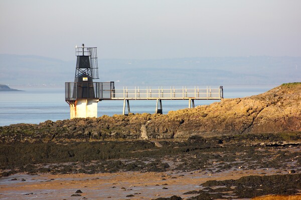 Portishead Lighthouse Picture Board by Susan Snow