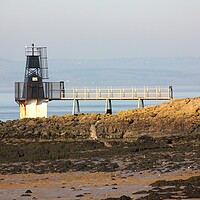 Buy canvas prints of Portishead Lighthouse by Susan Snow