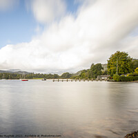 Buy canvas prints of Waterhead Ambleside by Mike Hughes