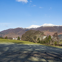 Buy canvas prints of Keswick Backdrop by Mike Hughes