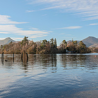Buy canvas prints of Derwent water by Mike Hughes