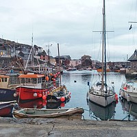 Buy canvas prints of Harbour life by Mike Hughes