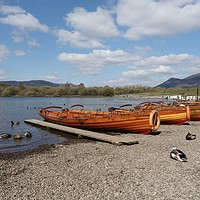 Buy canvas prints of Derwent water by Mike Hughes
