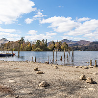 Buy canvas prints of Drwent water Jetty by Mike Hughes