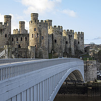 Buy canvas prints of Conwy Castle by Mike Hughes