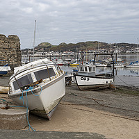 Buy canvas prints of Boats at rest by Mike Hughes