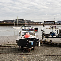 Buy canvas prints of Conwy Boats by Mike Hughes