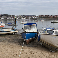 Buy canvas prints of Boats in Conway by Mike Hughes