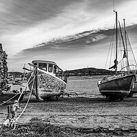Buy canvas prints of Low tide by Mike Hughes