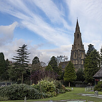 Buy canvas prints of Church park by Mike Hughes