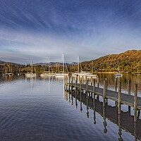 Buy canvas prints of Boats of Ambleside by Mike Hughes