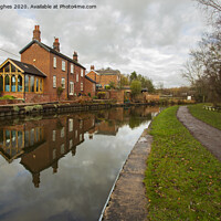 Buy canvas prints of Home along the Trent & Mersey by Mike Hughes