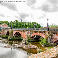 Buy canvas prints of Tidal Dee at Chester by Mike Hughes