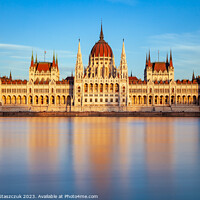 Buy canvas prints of Hungarian Parliament Building by Slawek Staszczuk