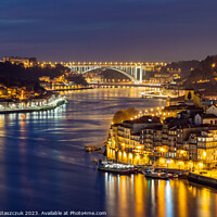 Buy canvas prints of Porto Night by Slawek Staszczuk