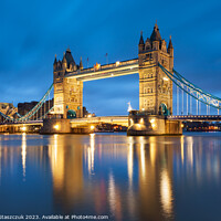 Buy canvas prints of Tower Bridge by Slawek Staszczuk