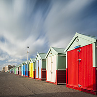 Buy canvas prints of Brighton Beach Huts by Slawek Staszczuk
