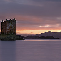 Buy canvas prints of Castle Stalker, Scottish Highlands, UK by Wendy McDonnell