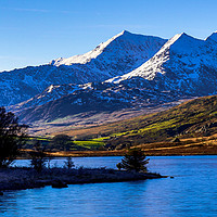Buy canvas prints of Majestic Snowdon by Kingsley Summers