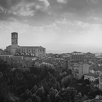 Buy canvas prints of Perugia at sunset by Rob Evans