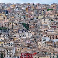 Buy canvas prints of Many houses in Ragusa by Rob Evans