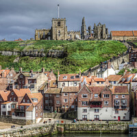 Buy canvas prints of Whitby Harbour by Carol Herbert