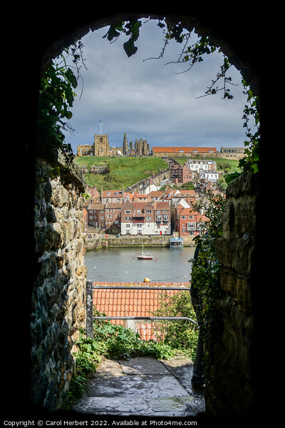 Whitby Keyhole Picture Board by Carol Herbert