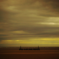 Buy canvas prints of Storm Approaching St Annes by Jonathan Sisson