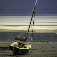 Buy canvas prints of Waiting for the tide by David Thurlow