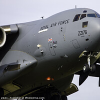 Buy canvas prints of Boeing C-17 Approach by David Thurlow
