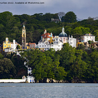 Buy canvas prints of Portmeirion in early summer by David Thurlow