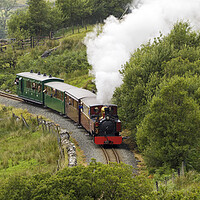 Buy canvas prints of Welsh Highland Heritage Railway's Russell  by David Thurlow