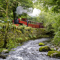 Buy canvas prints of Welsh Highland Heritage Railway's Russell  by David Thurlow