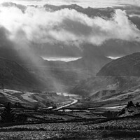 Buy canvas prints of Prysor Valley Clouds by David Thurlow