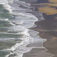 Buy canvas prints of Sea, Surf and Sand by David Thurlow
