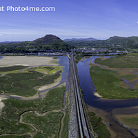Buy canvas prints of The Road to Porthmadog by David Thurlow