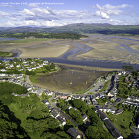 Buy canvas prints of The idyllic harbour of Borth y Gest by David Thurlow