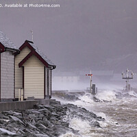 Buy canvas prints of Welsh Winter Storm by David Thurlow
