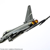 Buy canvas prints of Royal Air Force Typhoon Fighter Jet by David Thurlow