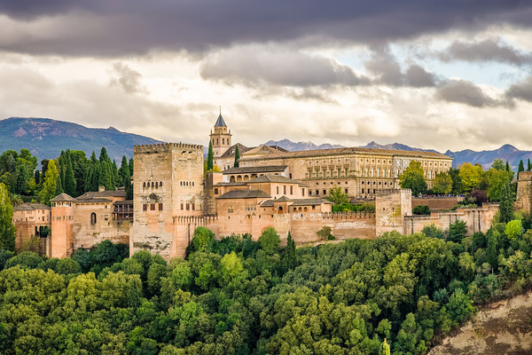 Alhambra Palace Picture Board by Gary chadbond