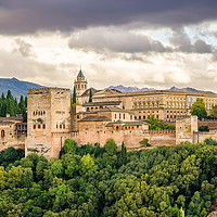 Buy canvas prints of Alhambra Palace by Gary chadbond