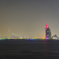 Buy canvas prints of Dubai By Night by Gary chadbond