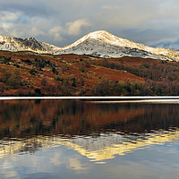 Buy canvas prints of Coniston Water reflections by Jon Sparks