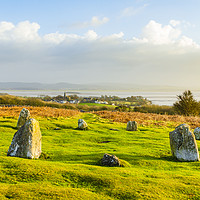 Buy canvas prints of Stone circle on Birkrigg Common by Jon Sparks