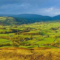 Buy canvas prints of The Lune valley from Holme Knott. by Jon Sparks