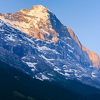 Buy canvas prints of Morning light on the Eiger by Jon Sparks
