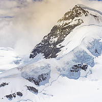 Buy canvas prints of Rottalhorn from the Jungfraujoch by Jon Sparks