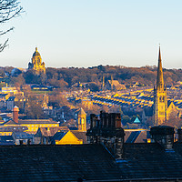 Buy canvas prints of Evening over Lancaster by Jon Sparks
