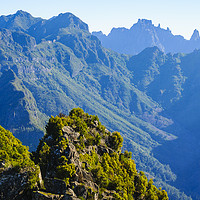 Buy canvas prints of Madeira mountains by Jon Sparks
